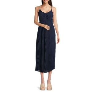 NWT Nanette Lepore Navy Midi Dress